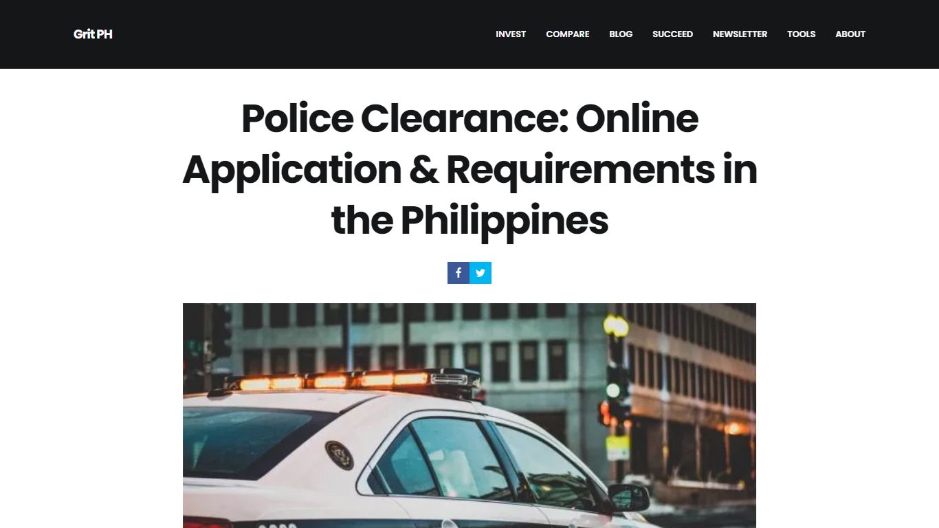 Police Clearance: Online Application & Requirements in the Philippines