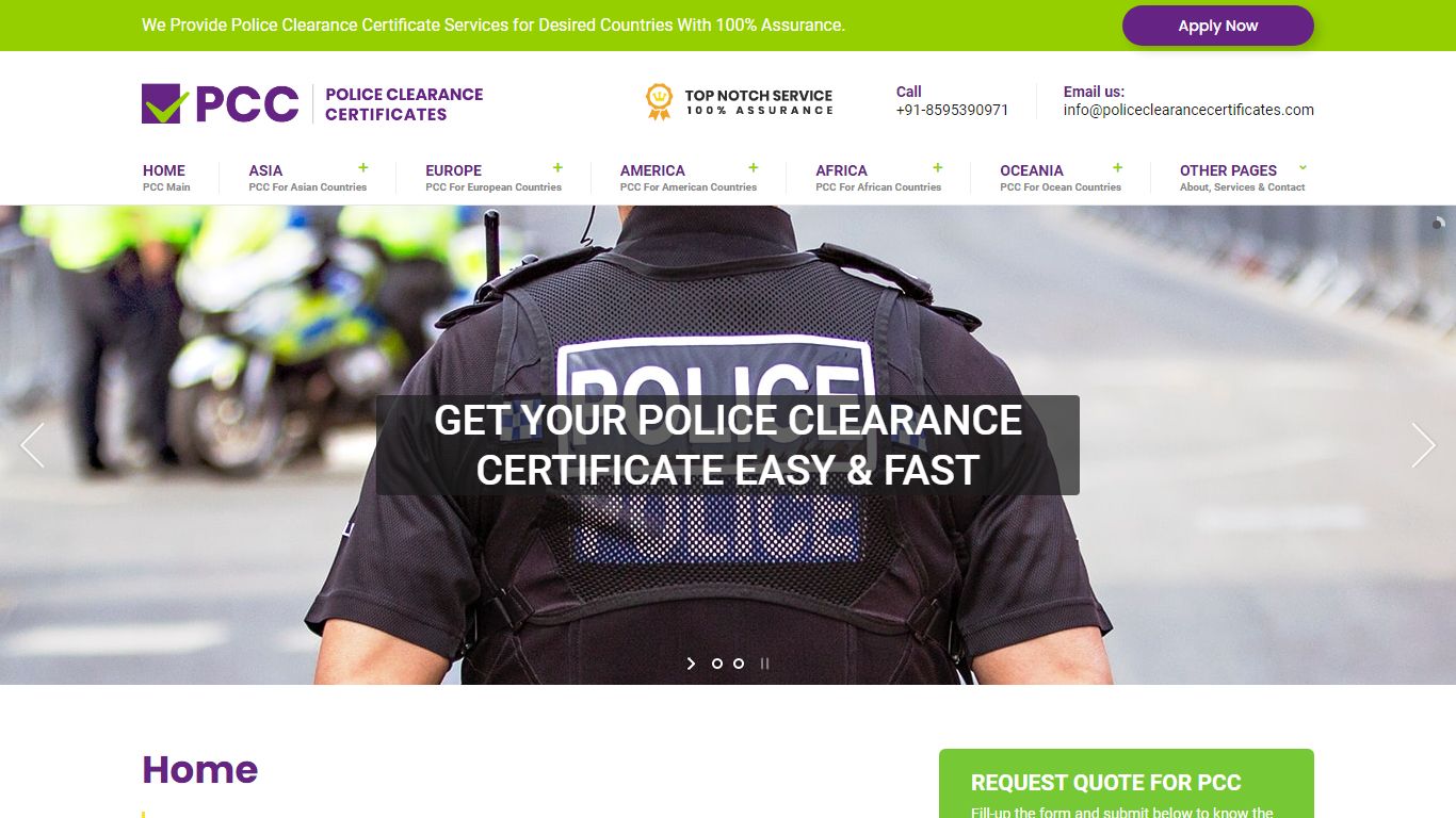 Police Clearance Certificates, Good Conduct Certificate, Certificate of ...